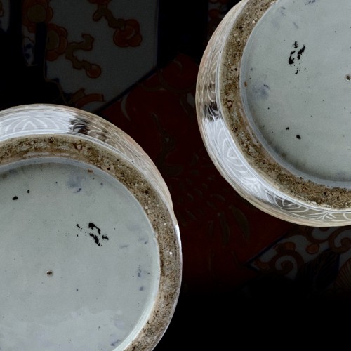 Antiquités - Pair of Imari porcelain vases 