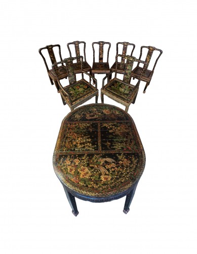 Dining room furniture, China early 20th Century