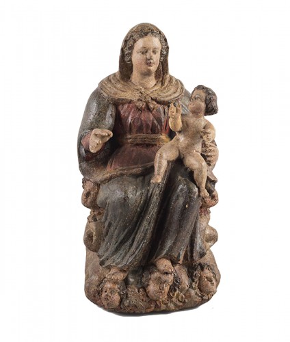 Virgin and Child figure, Lombardy 18th century