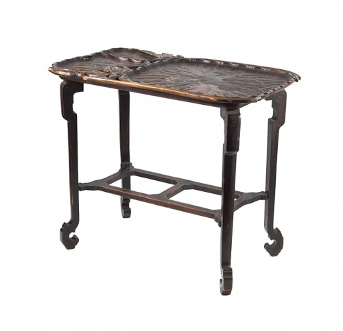 Japanese style center table, attributed to Gabriel Viardot