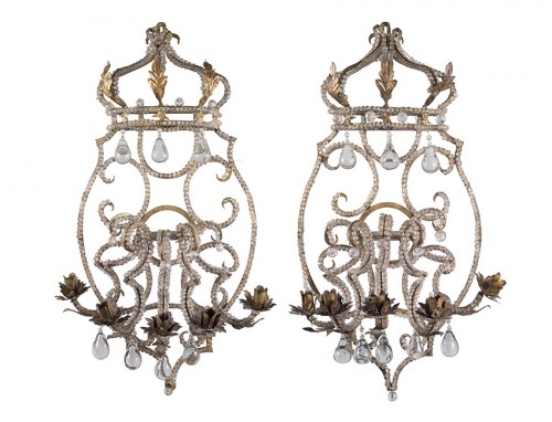 A pair of wall-lights , LXIV Period , Italy