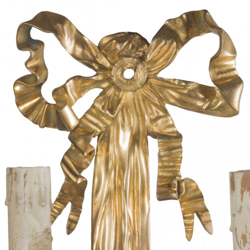 Luminaires Appliques - Paire d’appliques d’époque Napoléon III en bronze doré