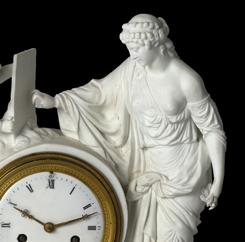 An Empire biscuit mantel clock, - Horology Style Empire