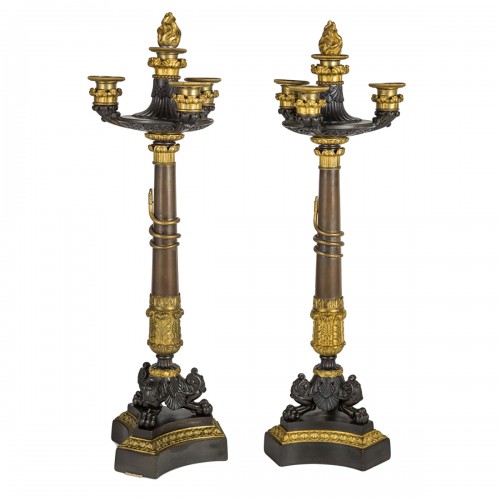 Pair of Restauration Period candelabra