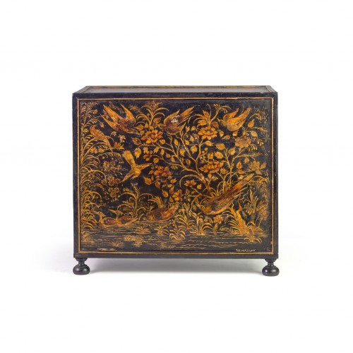 Cabinet in laquered and gilded wood, XVIII Century - Furniture Style French Regence