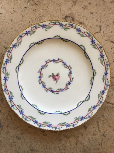 Porcelain & Faience  - Plate from the &quot;Gobelet du Roi&quot; service in Sèvres porcelain