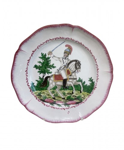 Plat en faïence des Islettes (de la période Dupré)