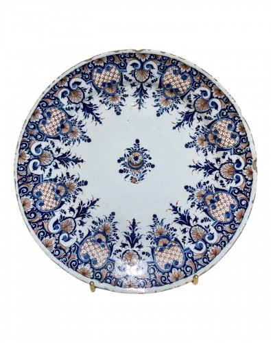 Assiette en faïence de Rouen