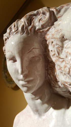 Vénus, terre cuite émaillée circa 1934 - Céramiques, Porcelaines Style Art Déco