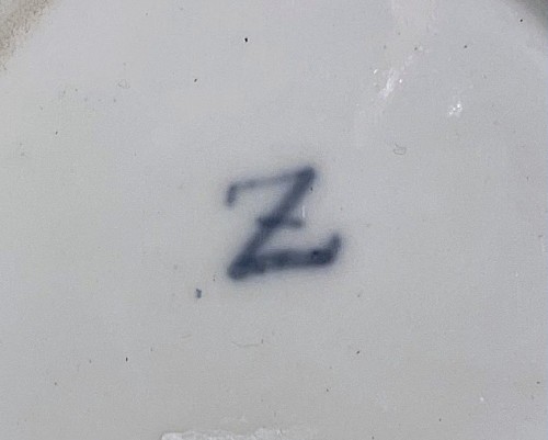 Porcelain & Faience  - Zurich porcelain bouillon bowl