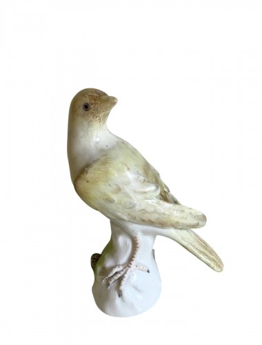 Statuette de canari en porcelaine de Meissen