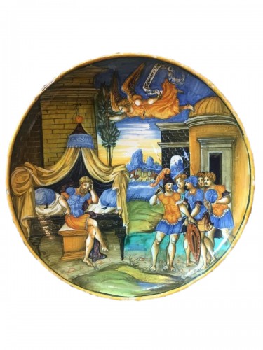 A bowl &quot;The Dream of Constantin&quot;, Pesaro