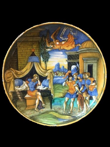 A bowl &quot;The Dream of Constantin&quot;, Pesaro - Porcelain & Faience Style 