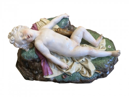 A Höchst sleeping cupid