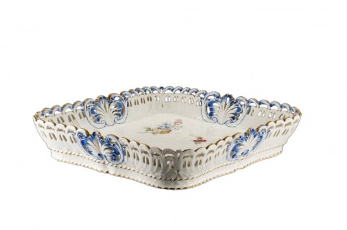 A Sèvres losange tray 