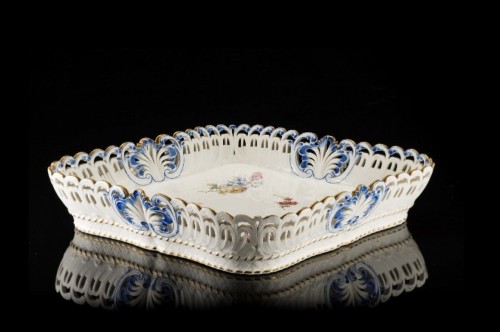 Porcelain & Faience  - A Sèvres losange tray 