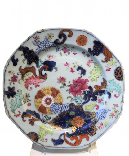 Assiette en porcelaine de la Compagnie des Indes