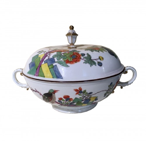 Ecuelle à bouillon en porcelaine de Meissen