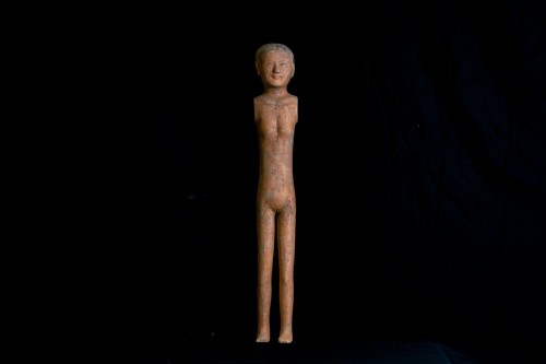Courtisane nue peinte, Dynastie de Han, Chine - W. Shanshan