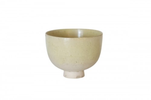 Earthenware white clay cup with white glaze, Northern Zhou or Sui Dynasty (