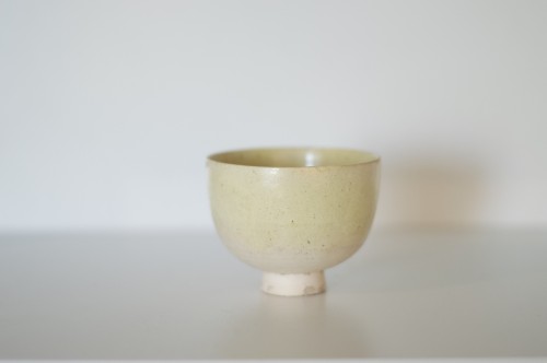 BC to 10th century - Earthenware white clay cup with white glaze, Northern Zhou or Sui Dynasty (