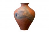Grande jarre en terre cuite rouge, Période Néolitique (ca. 3000 BC), Chine