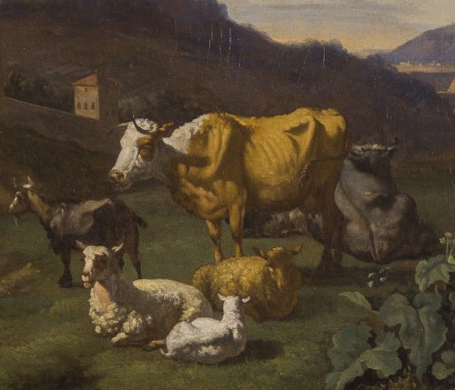 Tableaux et dessins Tableaux XVIIe siècle - Willem Romeyn (c.1624-1694) - Paysage à l'Italienne 