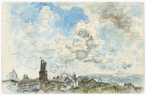 Johan Barthold Jongkind (1819 - 1891) - La Côte-Saint-André