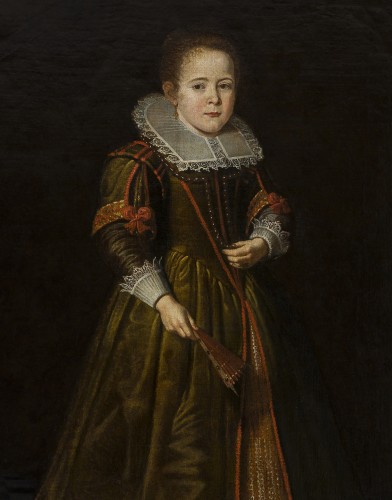 Tableaux et dessins Tableaux XVIIe siècle - Portrait d'une jeune fille, attribué à Cornelis de Vos (c.1584 – 1651)