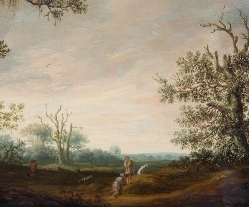 Jacob van Mosscher (c.1605 -1650) Paysage boisé - White Rose Fine Art