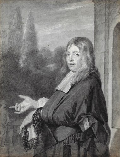 Aert Schouman (1710–1792) Portrait d'homme d'après Van Mieris