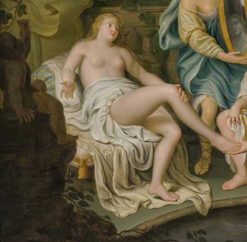 Paintings & Drawings  - Gerard Wigmana (1673–1741) Bathsheba at her Bath