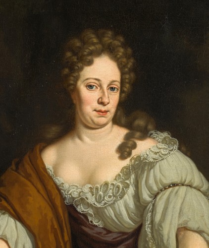 Paintings & Drawings  - Michiel van Musscher (1645–1705) - Portrait of a Lady