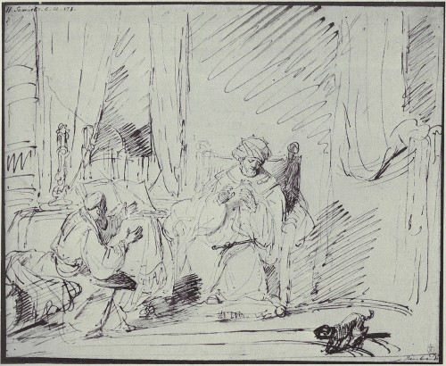 The Descent from the Cross, Rembrandt School, circa 1640-1650  - Louis XIV