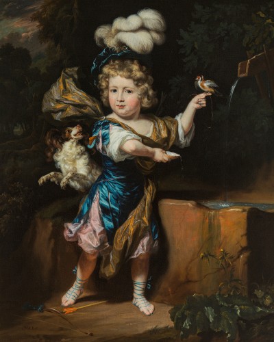 Nicolaes Maes (1634–1693) Portrait of a Boy - Paintings & Drawings Style Louis XIV