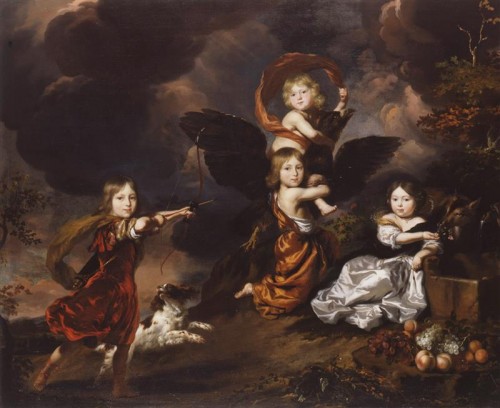 Antiquités - Nicolaes Maes (1634–1693) Portrait of a Boy