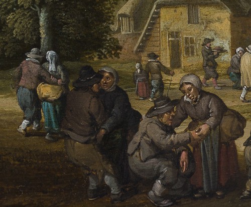 Joost Cornelisz Droochsloot (1586–1666) Village Scene - 