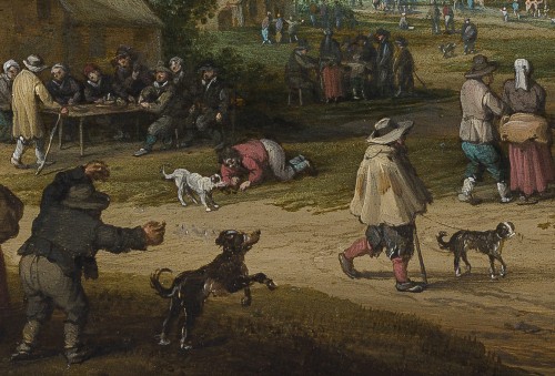 17th century - Joost Cornelisz Droochsloot (1586–1666) Village Scene