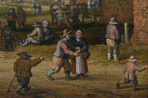 Joost Cornelisz Droochsloot (1586–1666) Village Scene - Louis XIII