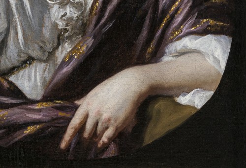Louis XIV - Portrait of a Lady - Nicolaes Maes (1634–1693)