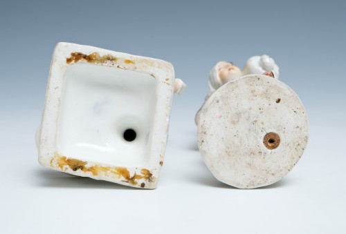 Porcelain & Faience  - Paire de figurines en porcelaine de Meissen, vers 1755