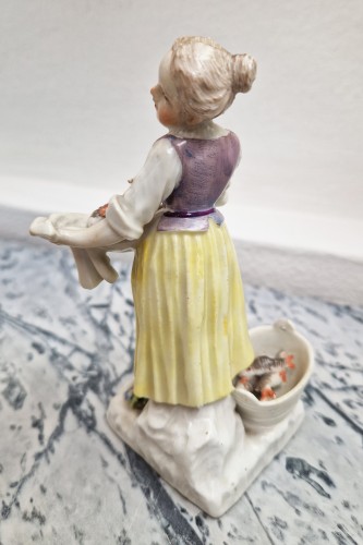 Antiquités - Paire de figurines en porcelaine de Meissen, vers 1755