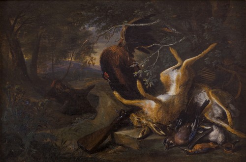 Adriaen de Grijef (1657–1722)  Hunting Still-Life - Paintings & Drawings Style Louis XIV