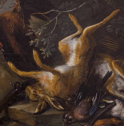 Paintings & Drawings  - Adriaen de Grijef (1657–1722)  Hunting Still-Life