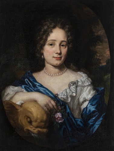 Portrait de Dame -  Nicolaes Maes (1634–1693) - White Rose Fine Art
