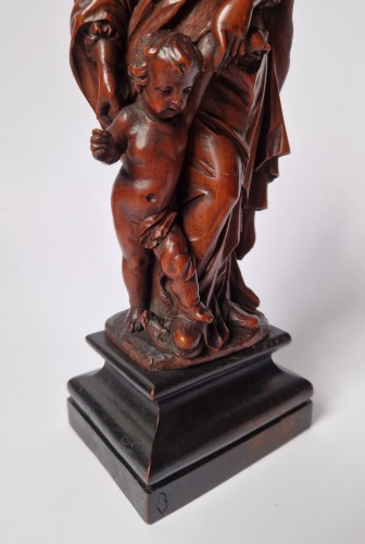 Antiquités - Flemish 17th-c Sculpture Nicolaes Van Der Veken (1637–1704) Virgin &amp; Child