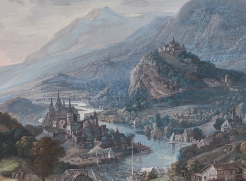 Paintings & Drawings  - Willem Troost (1684–1752) River Landscape