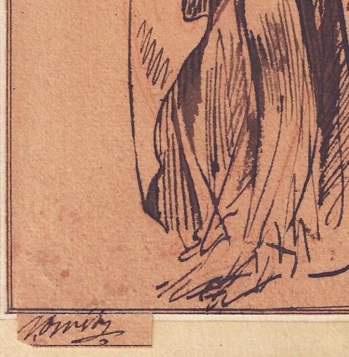 Tableaux et dessins Dessin, Aquarelle & Pastel - Personnification de l'Hiver -  Jacob de Wit (Amsterdam 1695–1754)