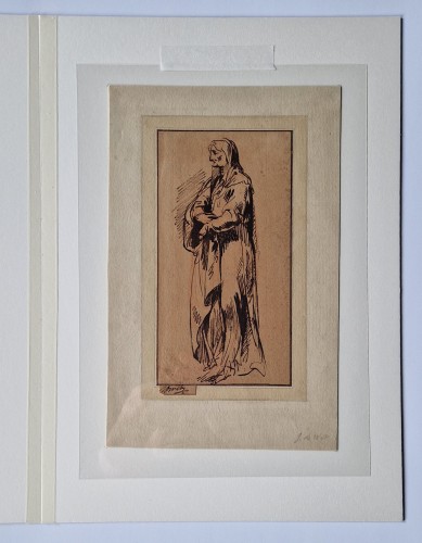 XVIIIe siècle - Personnification de l'Hiver -  Jacob de Wit (Amsterdam 1695–1754)