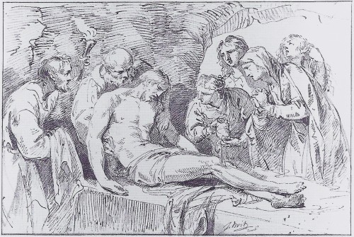 Louis XIV - Personnification de l'Hiver -  Jacob de Wit (Amsterdam 1695–1754)